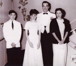 12. Program guest, Georgia Lambert (2nd from left) was lovely as she travelled aboard the SS United States, in the mid-1960s.
