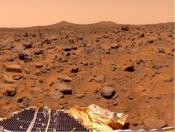 1020 Martian Boulder Field, product of massive flood deposition