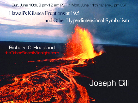 2018/06/10 – Joseph Gill –   Hawaii’s Kilauea Eruptions at 19.5 … and Other Hyperdimensional Symbolism