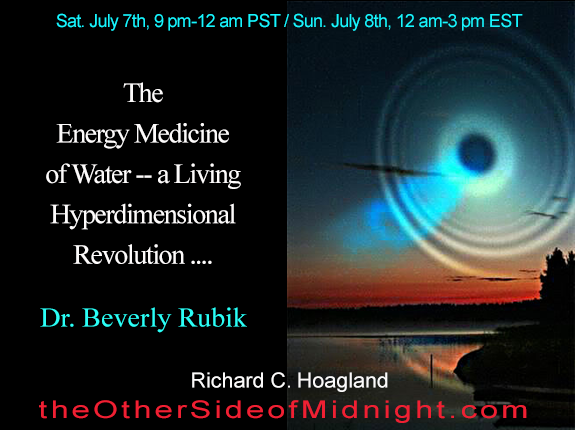 2018/07/07 – Dr. Beverly Rubik – The Energy Medicine of Water — a Living Hyperdimensional Revolution ….