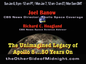 2019/01/12 – Joel Banow – The Unimagined Legacy of Apollo 8 … 50 Years On