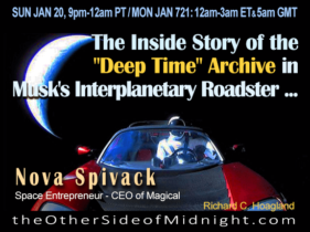 2019/01/20 – Nova Spivack – The Inside Story of the “Deep Time” Archive in Musk’s Interplanetary Roadster ….