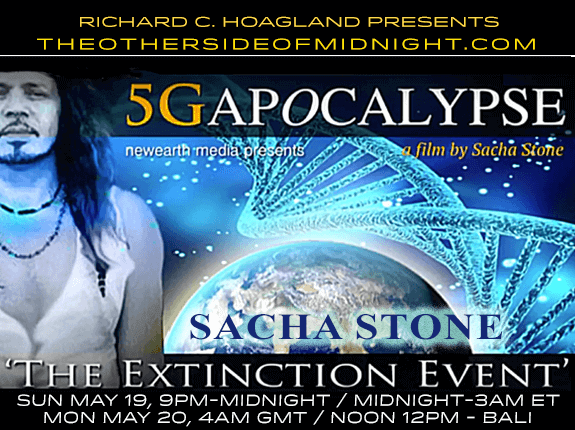 2019/05/19 – Sacha Stone,Thomas J. Brown & Mark Steele – Guest Host-Kynthea – 5G Apocalypse – “The Extinction Event”