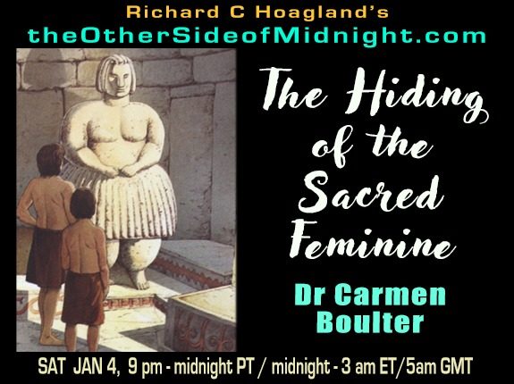 2020/01/04 – Dr. Carmen Boulter – The Hiding of the Sacred Feminine / Dr. Richard B. Spence – The Iran Crisis