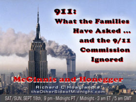 2021/09/18 – Ray McGinnis and Barbara Honegger – 911: What the Families Have Asked … and the 9/11 Commission Ignored