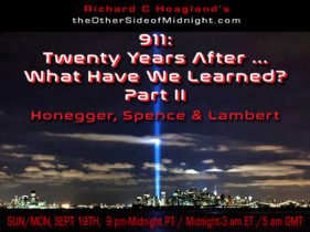 2021/09/19 – Spence, Honegger,  & Lambert – 911: Twenty Years After … What Have We Learned? Part II