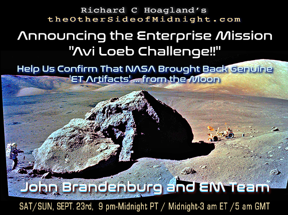 REPLAY: 2023-09-23  Brandenburg & EM Team – Announcing the Enterprise Mission “Avi Loeb Challenge!!”
