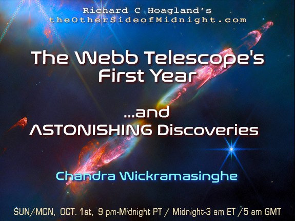 2023-10-01 Chandra Wickramasinghe on Webb’s First Year