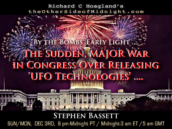 2023-12-03 Bassett The Sudden, MAJOR War in Congress Over Releasing ‘UFO Technologies’